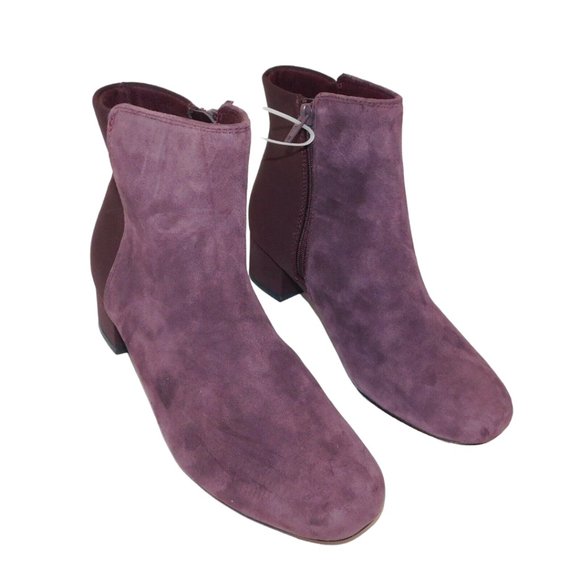 clarks chartli lilac bootie